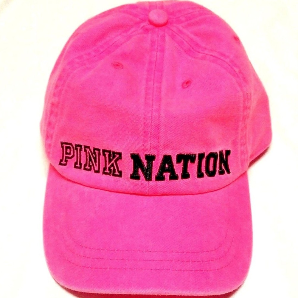 Victoria's Secret PINK NATION NEON PINK CAP